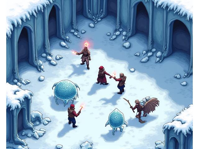 Gameplay screenshot from 'Frostbite Frontier'