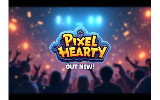 Game launch screen with Pixel Hearth Studios logo